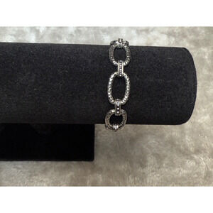 Kendra Scott Athena Vintage Silver Charm Bracelet 7"